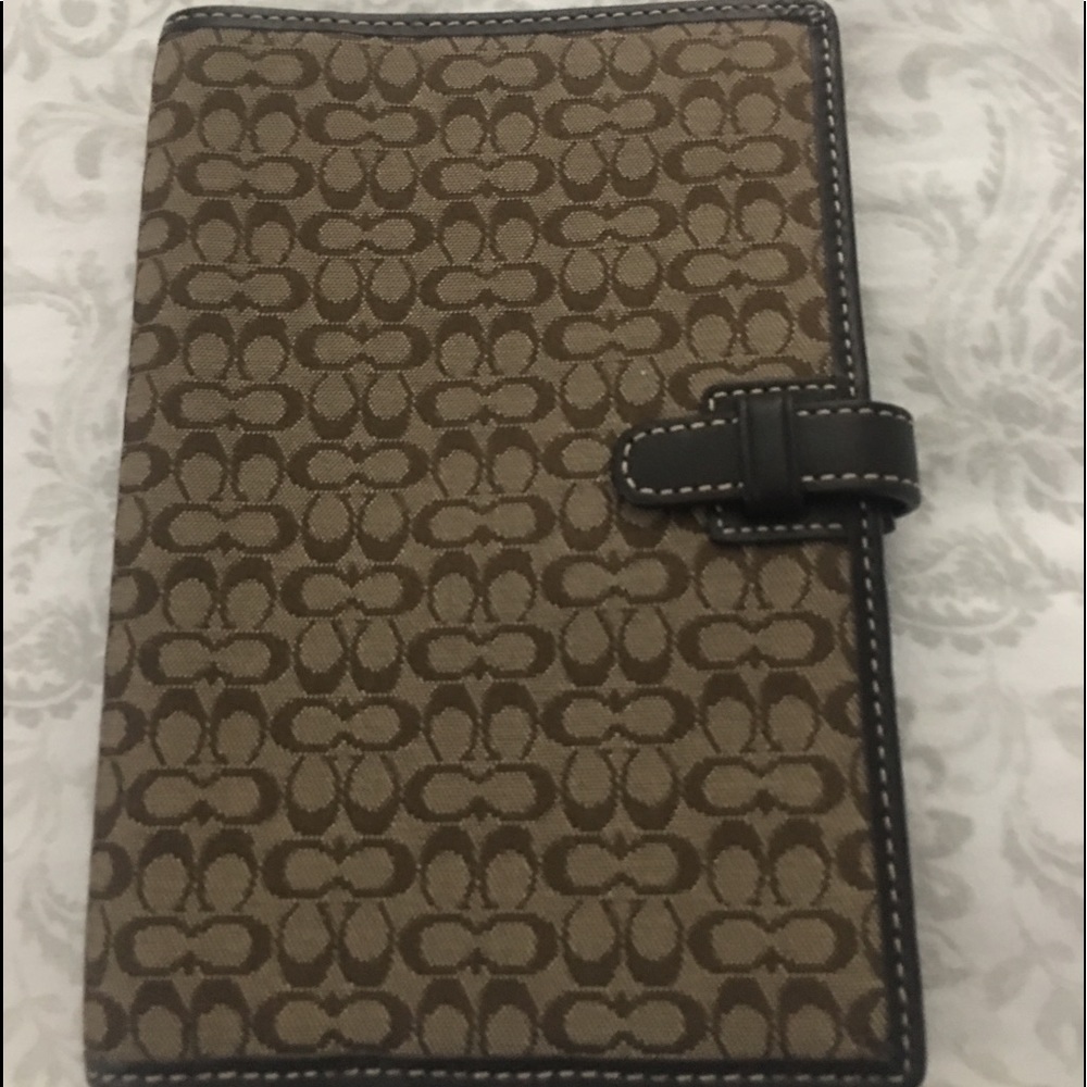 COACH Calendar Folio wo Calendar Brown c’s  4”x6”